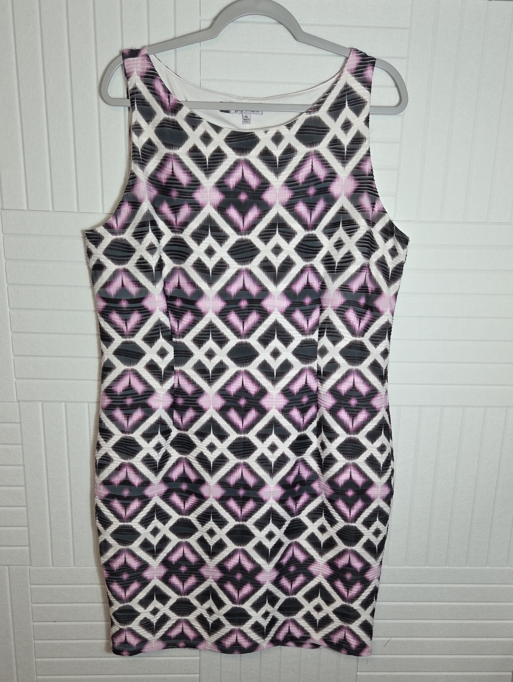 Jennifer Lopez Textured Patterned Shift Dress Size XL